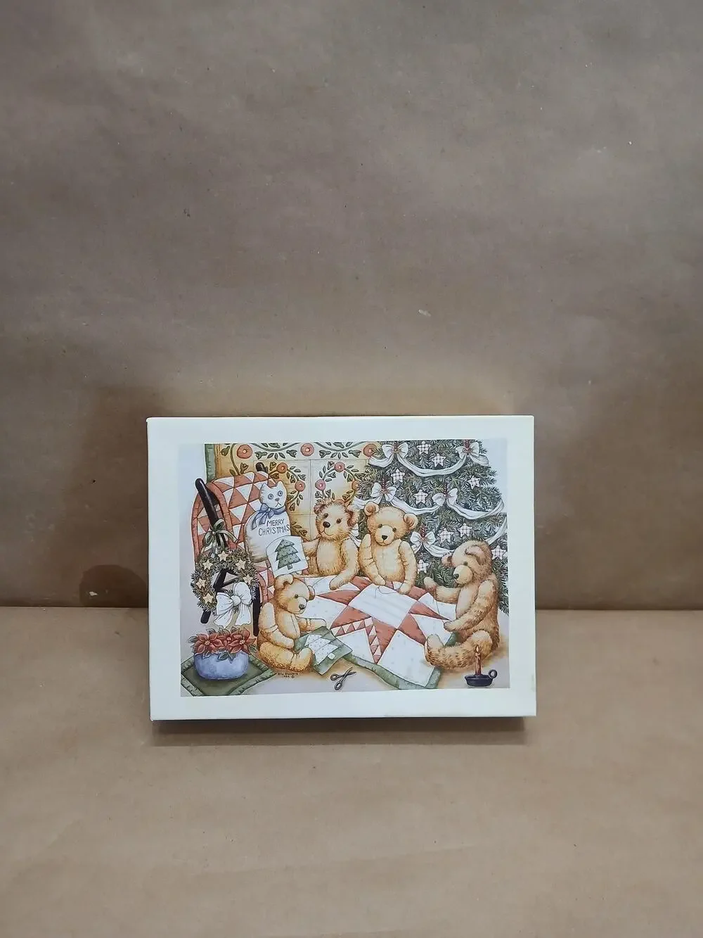 Lang Teddy Bears Toys Christmas Cards Boxed Set Nita Showers Quilting for Xmas